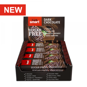 Carbsmart Dark Chocolate – Sugar Free – 20 Bars