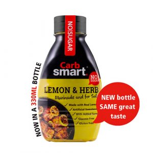 Carbsmart Lemon & Herb Marinade – 330ml